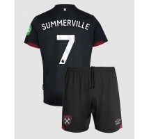West Ham United Crysencio Summerville #7 Koszulka Wyjazdowa dzieci 2024-25 Krótki Rękaw (+ krótkie spodenki)